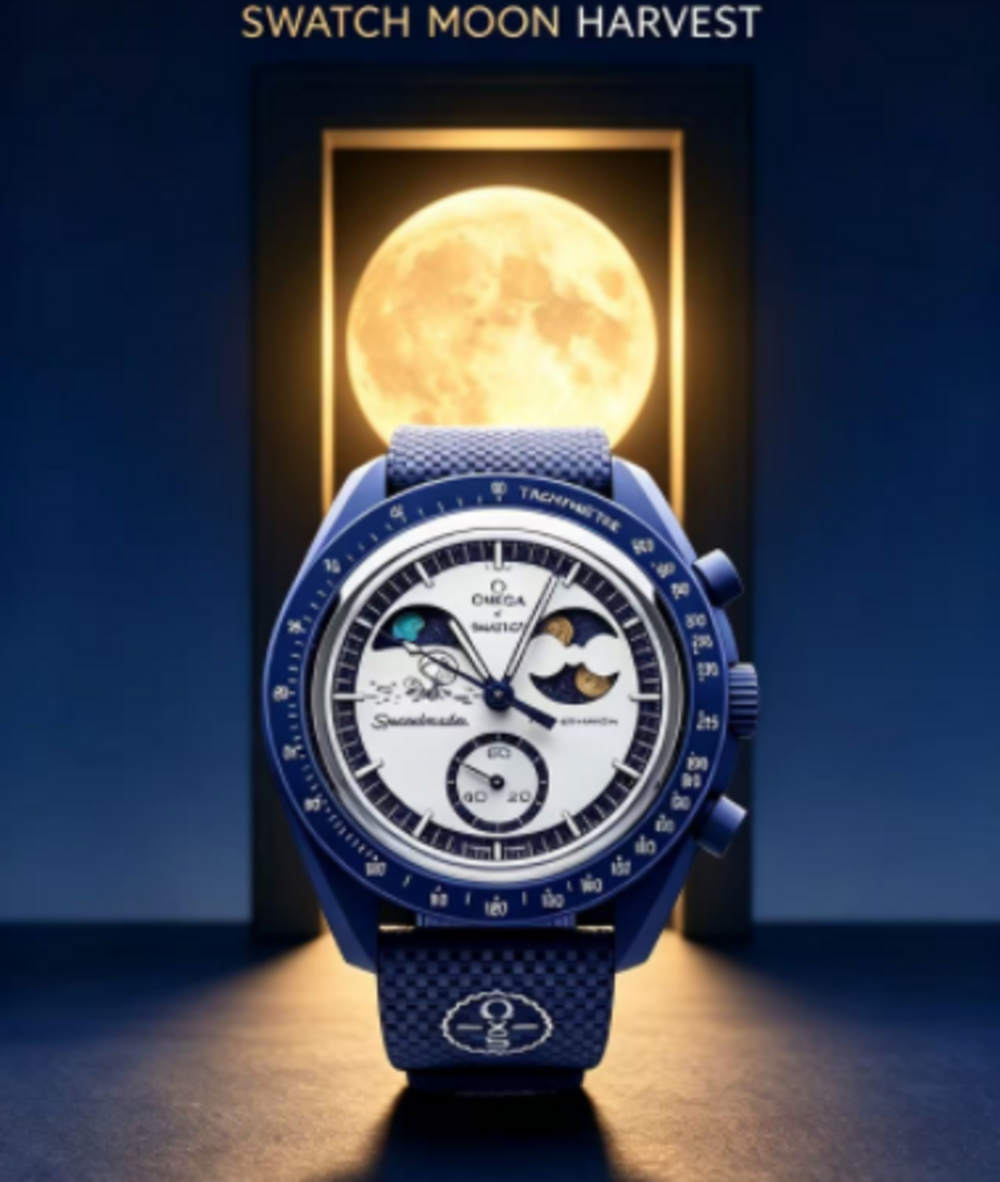 OMEGA × Swatch Mission To Earthphase – Moonshine Gold SO33N702L